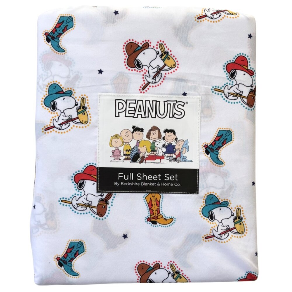 NEW Peanuts Snoopy FULL Sheet Set - 4 Piece
